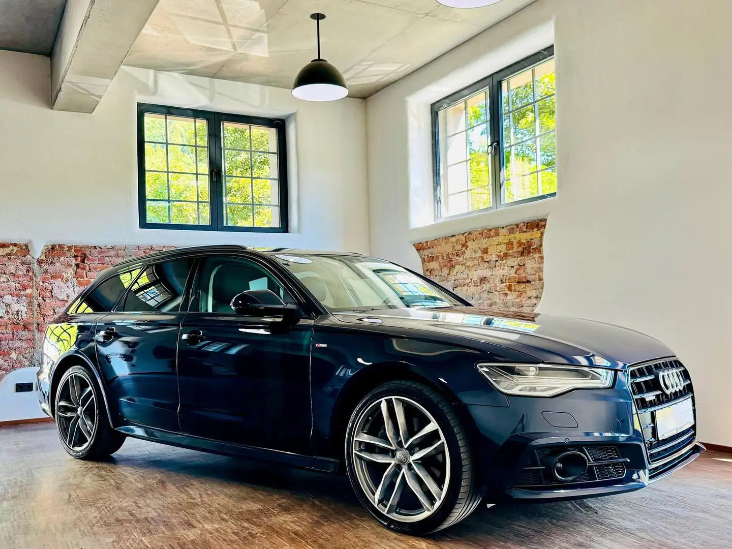 Audi A6 Avant 3.0 TDI qu S-tronic S line Pano Matrix Blau - 2