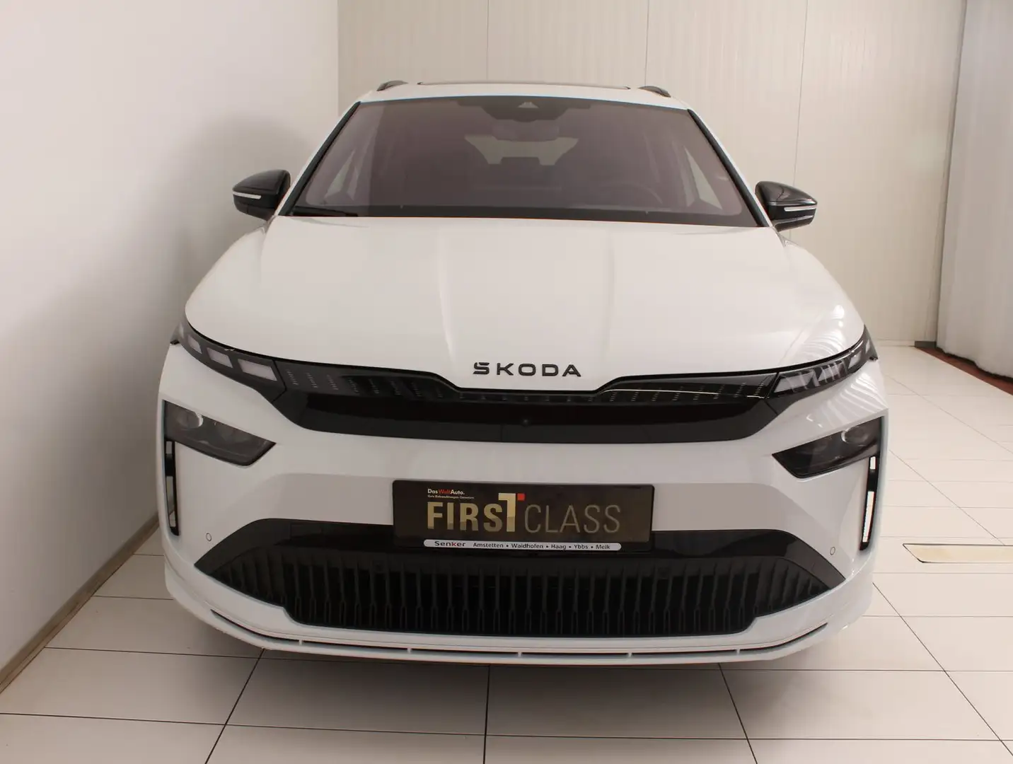 Skoda Enyaq Sportline 85x Blanc - 2