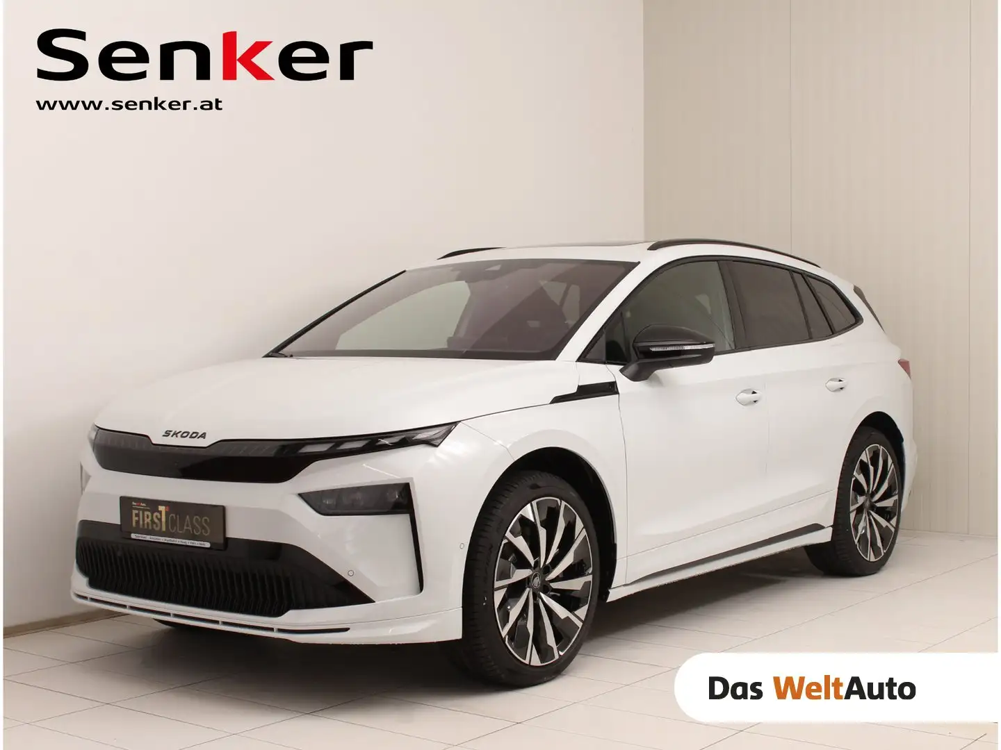 Skoda Enyaq Sportline 85x Blanc - 1