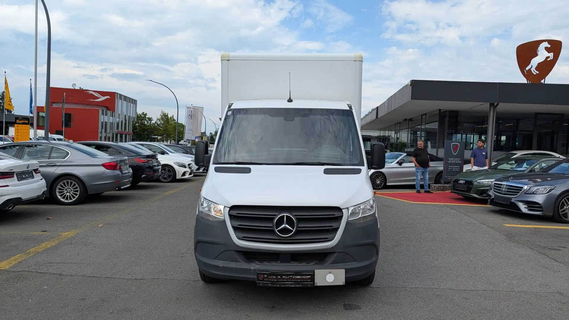 Mercedes-Benz Sprinter 316 Koffer 3-Sitzer Aut. *mit Hebebühne*K Weiß - 2