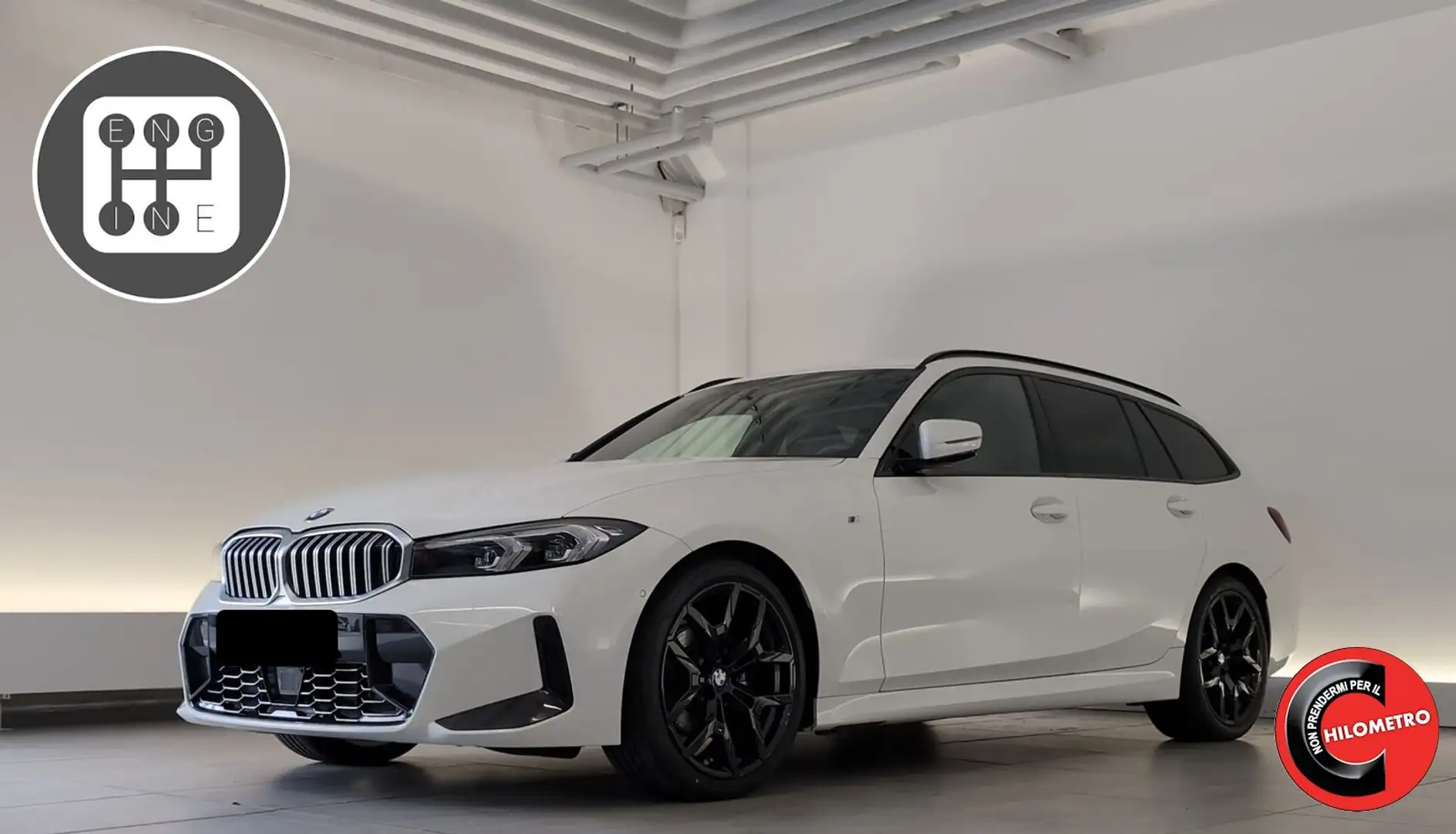 BMW 318 318d Touring  M Sport *PREZZO REALE* Bianco - 1