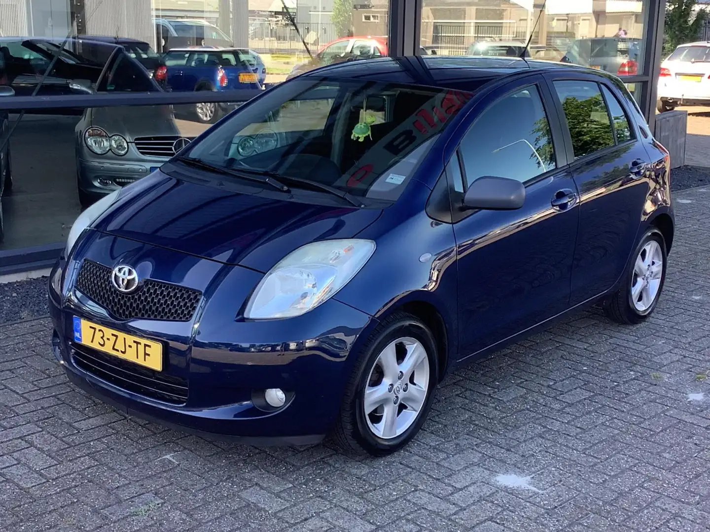 Toyota Yaris 1.3 VVTi Luna MMT automaat, airco, incl nwe apk en Blauw - 2