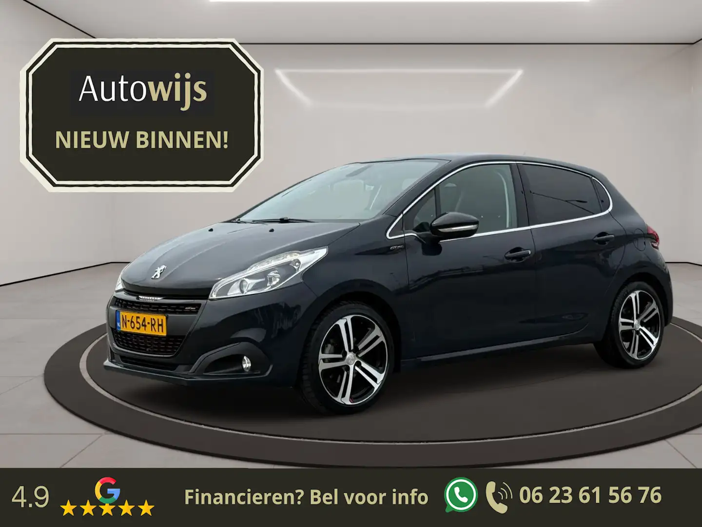 Peugeot 208 1.2 PureTech GT-line|AUT|Allure|Carplay|34DKM Gris - 1