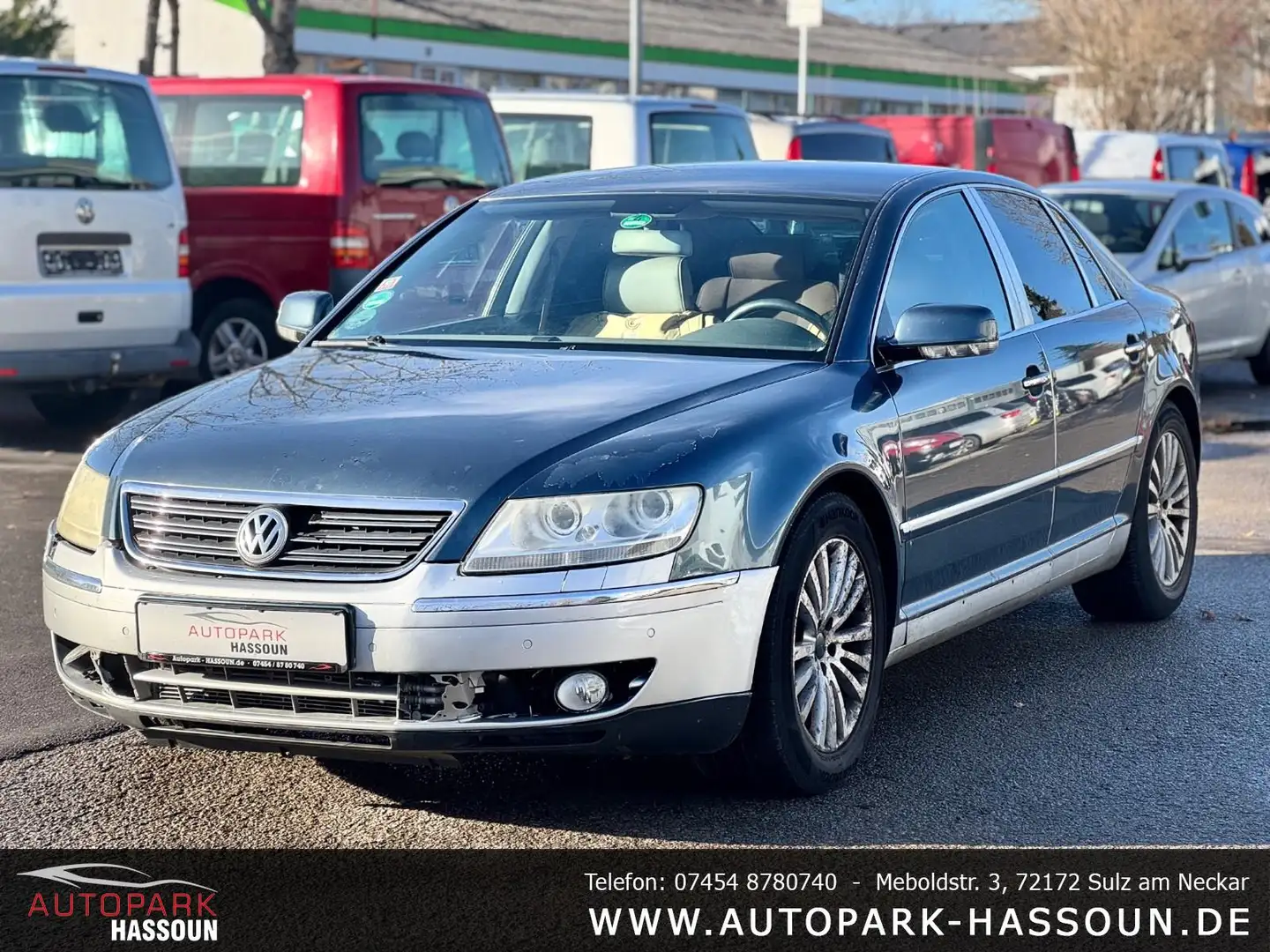 Volkswagen Phaeton V6 TDI 4Motion TÜV 07/27 Xenon Tempo FSE Klimaaut. Grau - 1