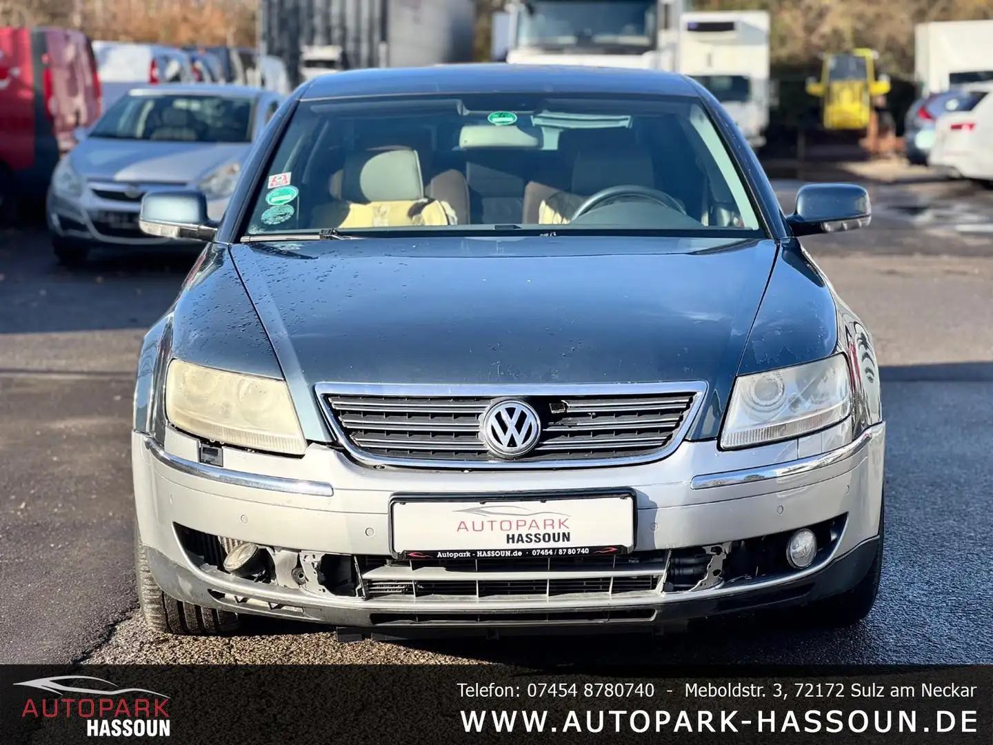 Volkswagen Phaeton V6 TDI 4Motion TÜV 07/27 Xenon Tempo FSE Klimaaut. Grau - 2