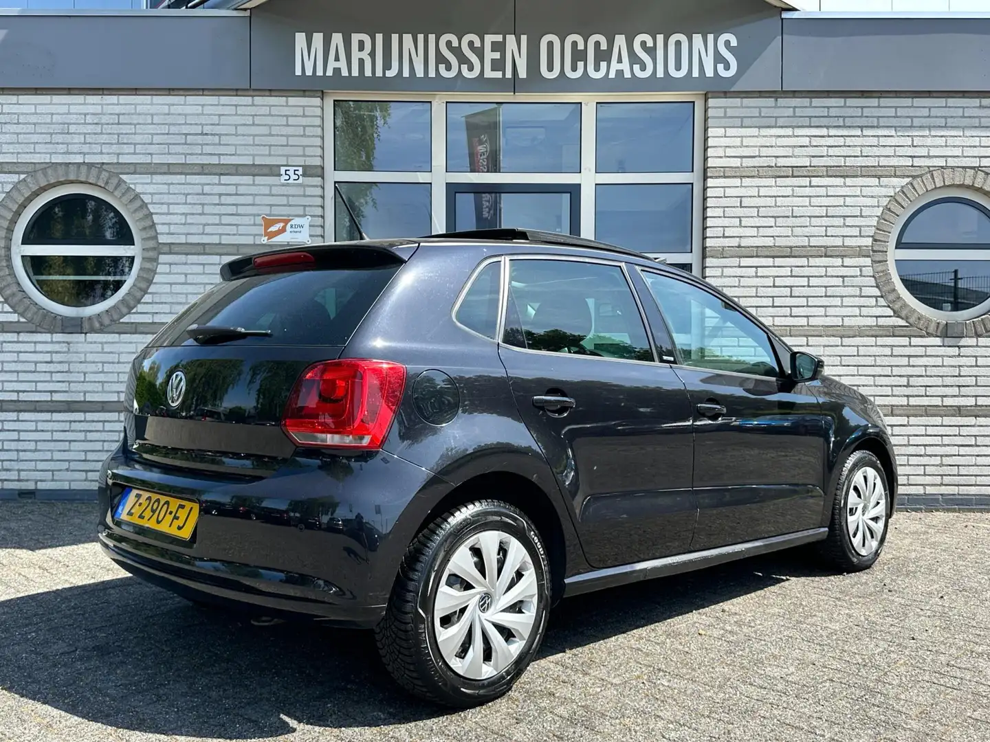 Volkswagen Polo 1.2-12V BlueMotion Highline |PANO,STOELVW,CRUISE| Noir - 2