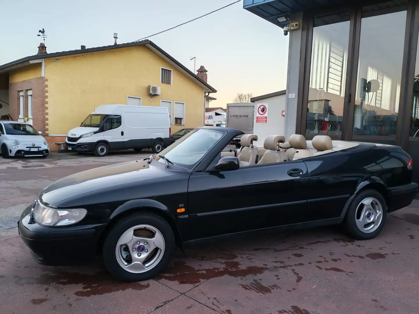 Saab 93 cabrio 2.0 turbo Schwarz - 2