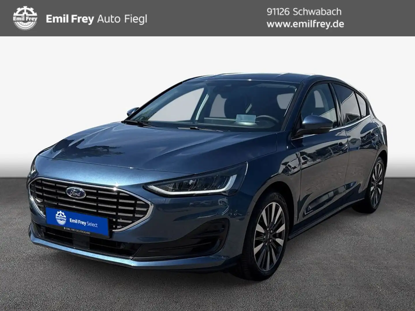 Ford Focus 1.0 EcoBoost Hybrid Aut. TITANIUM X 92 kW, 5 Blu/Azzurro - 1