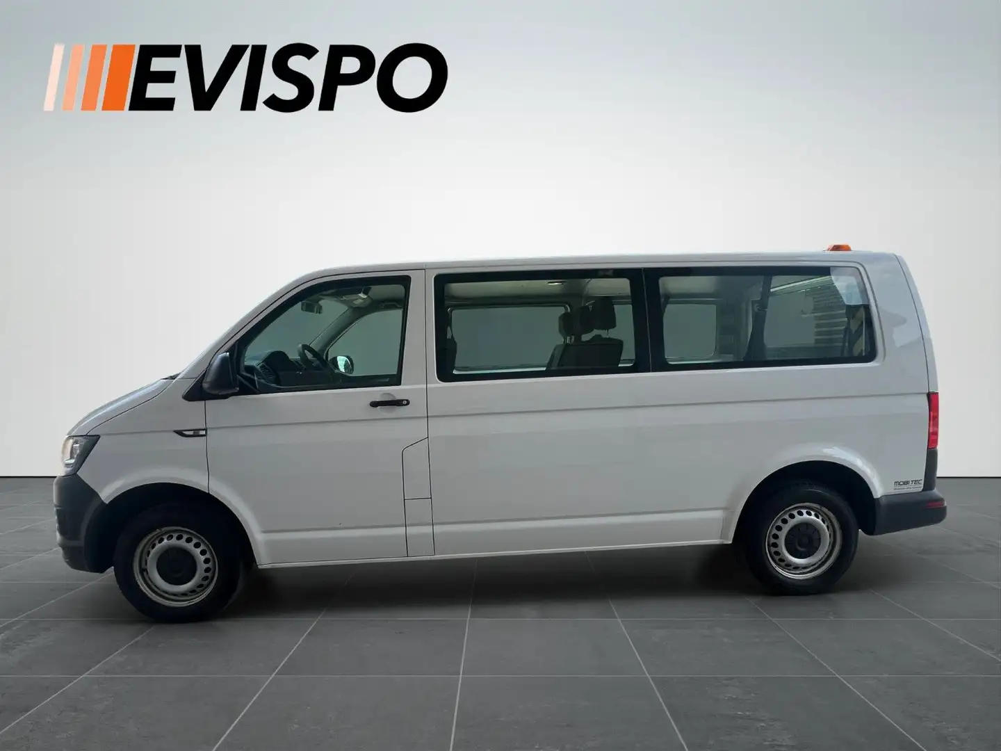 Volkswagen T6 Transporter Kasten-Kombi Profi lang mit Rampe Weiß - 2