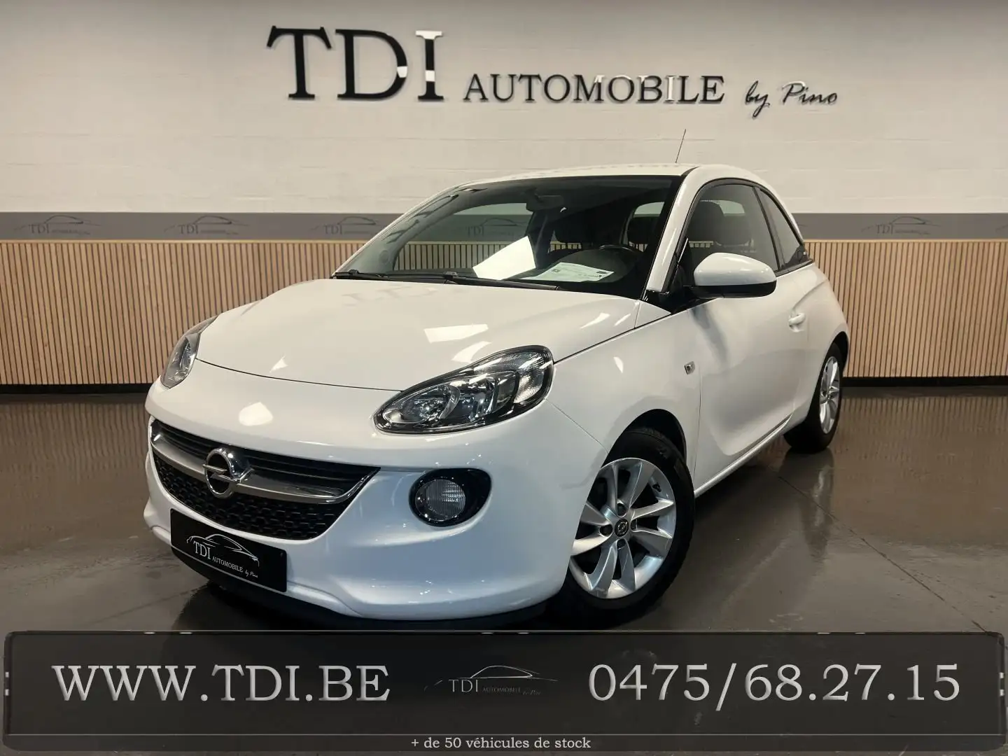 Opel Adam Adam 1.2i*✔*Airco*Euro 5b*Garantie*Carpass*✔ Weiß - 1