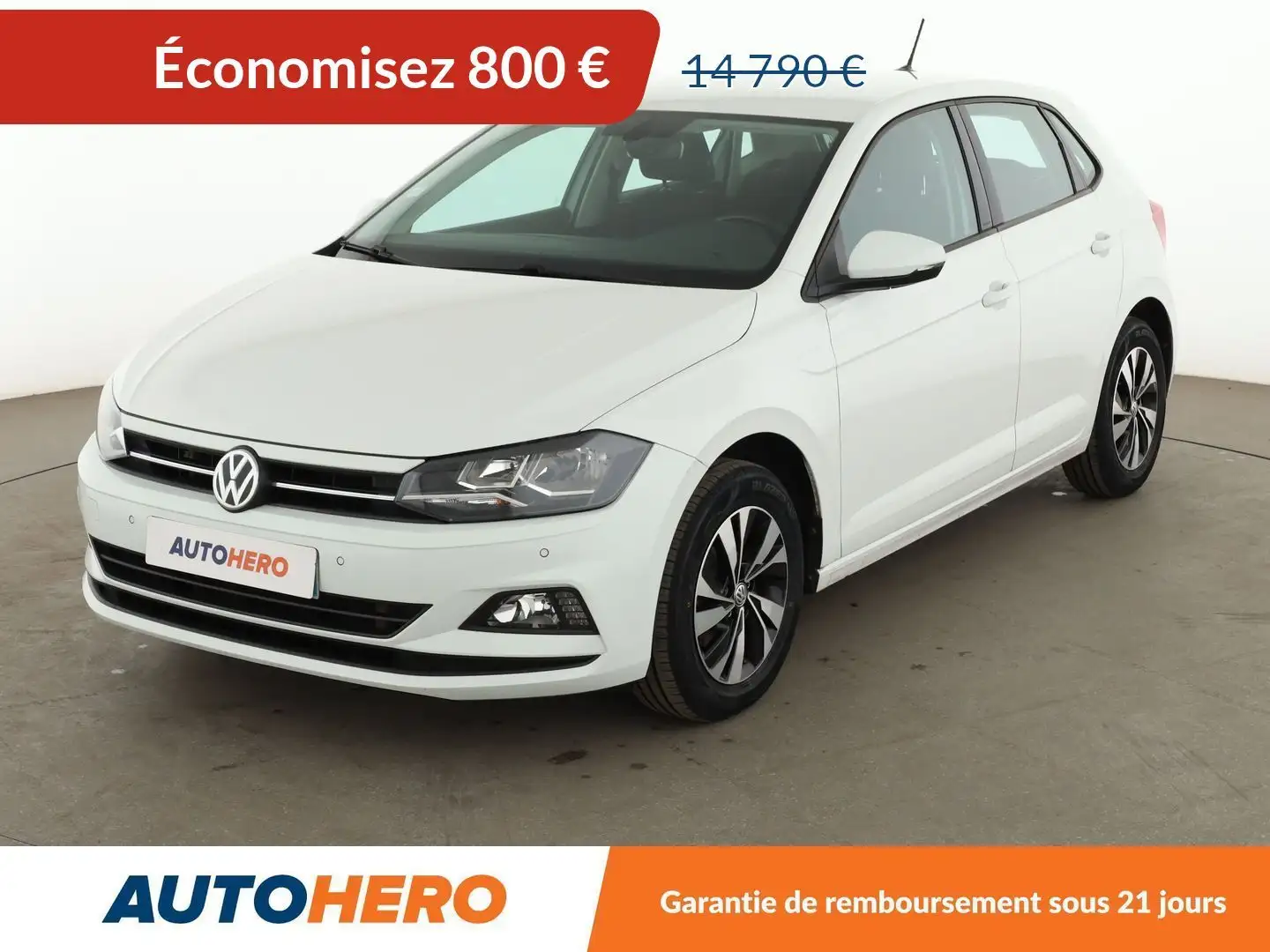 Volkswagen Polo 1.6 TDI Lounge Business DSG7 Blanc - 1
