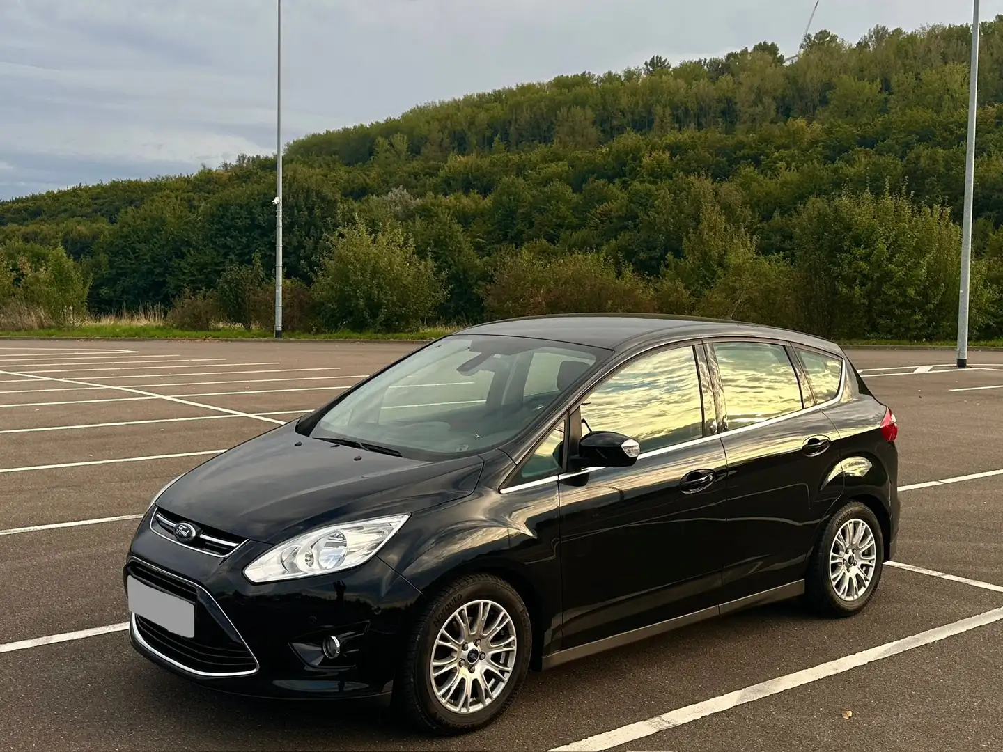 Ford C-Max 1.6 TDCi Titanium mit Navi, Kamera & Sitzheizung Чорний - 1