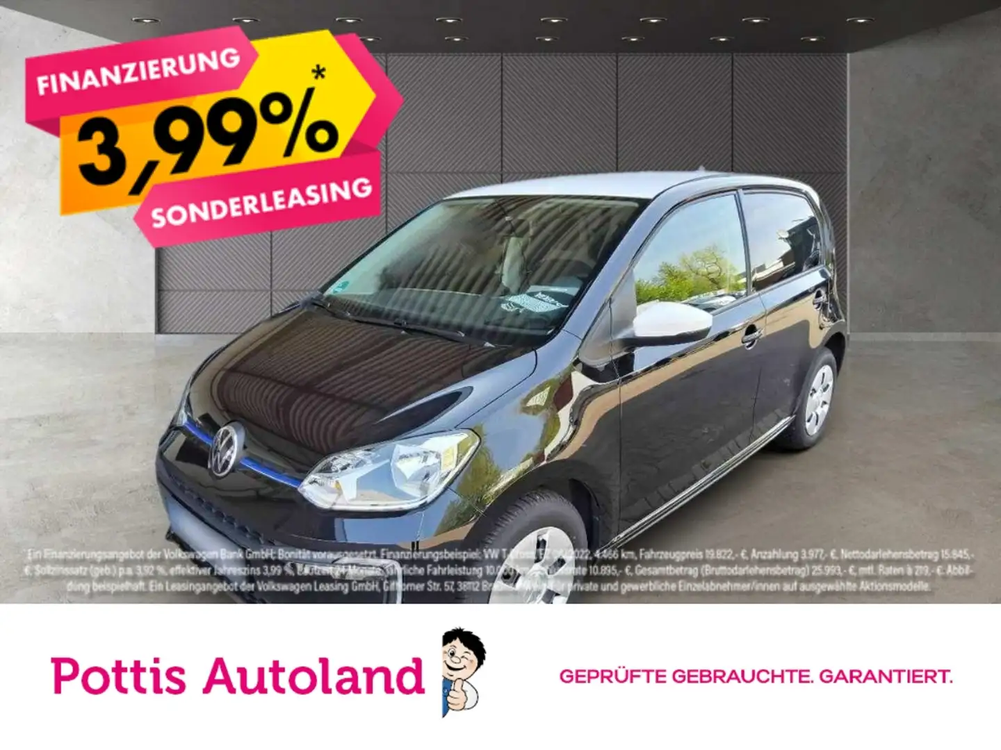 Volkswagen e-up! MOVE UP! KAMERA PDC SITZHZG ACC Schwarz - 1