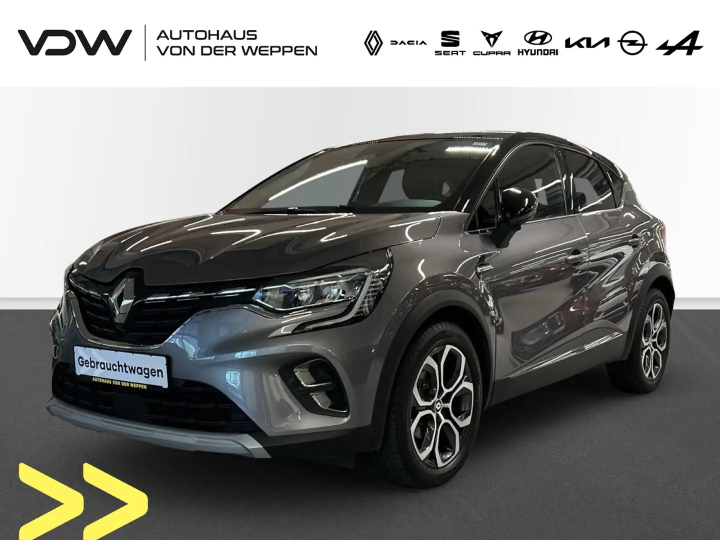Renault Captur II Intens Klima Navi Rückfahrkamera Sitzheizung Grau - 1