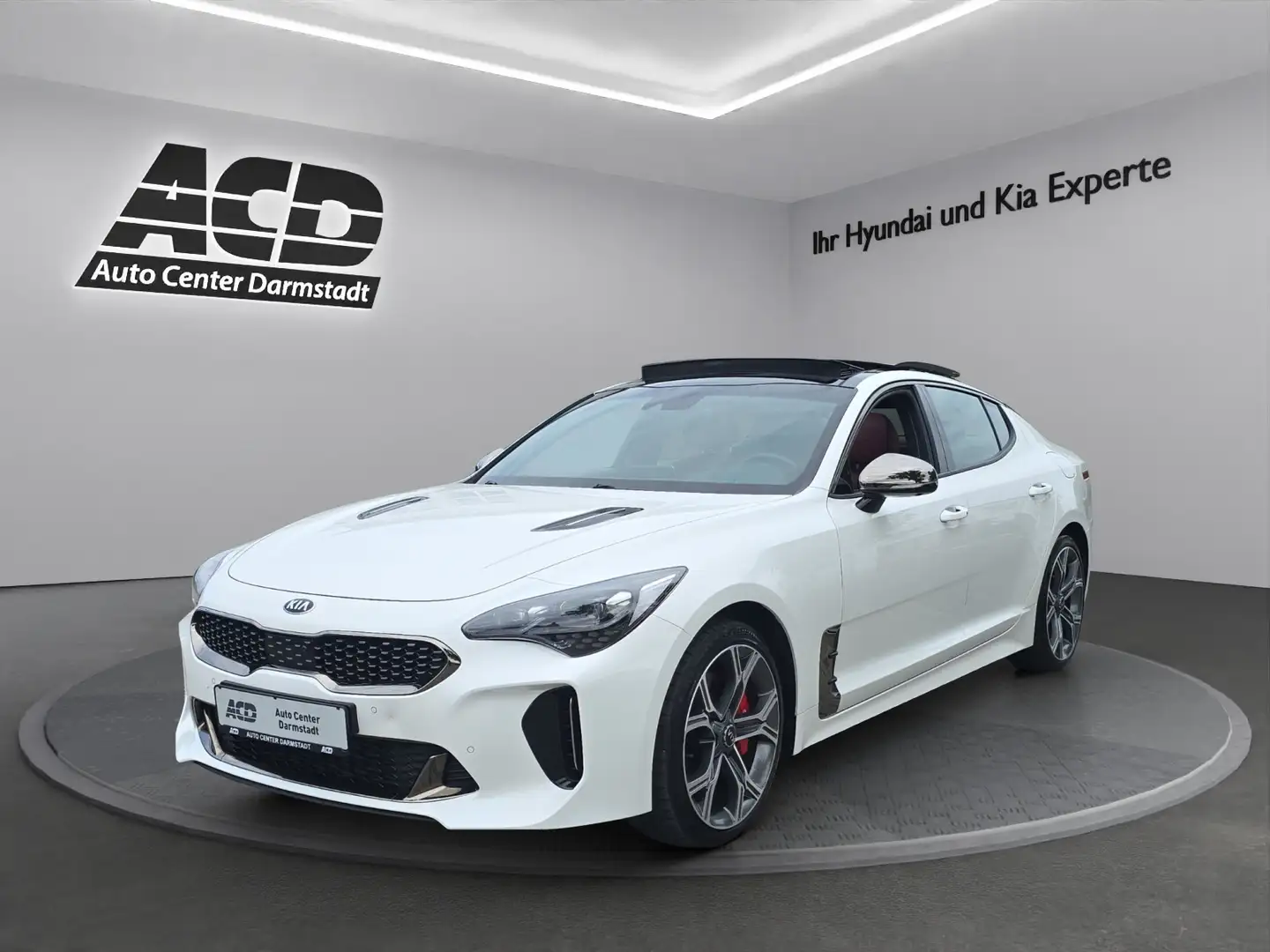 Kia Stinger STINGER 3.3T AWD AT8 GT |GLASDACH|VOLLAUSSTATTUNG| Weiß - 1