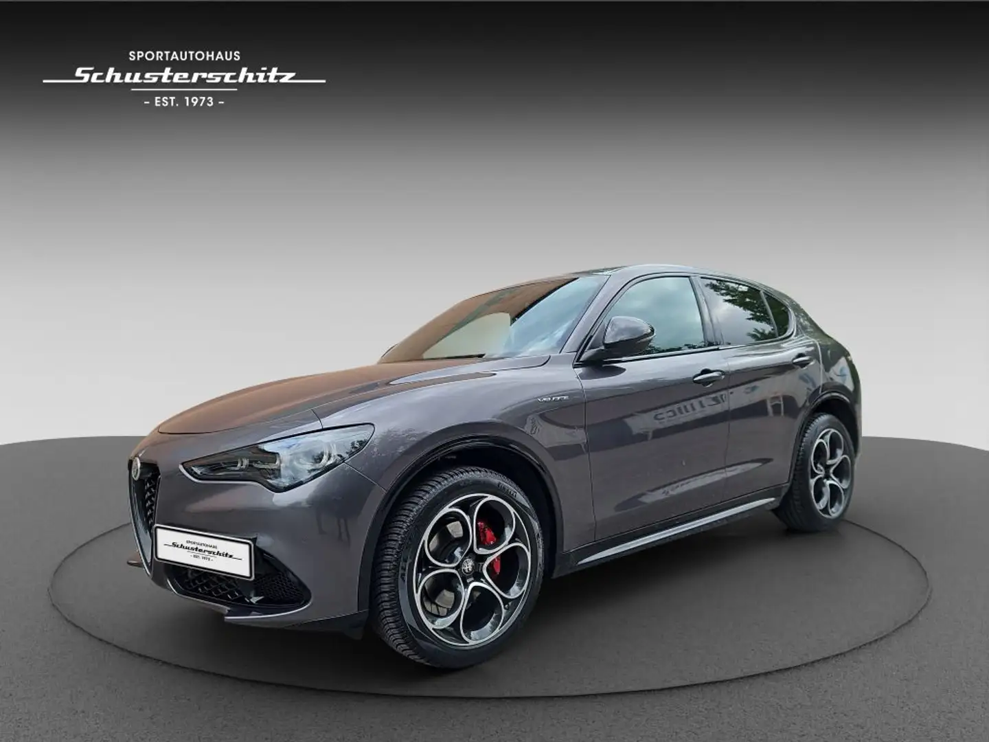 Alfa Romeo Stelvio STELVIO 210PS Q4 VELOCE 1. HAND TECHNO FACELIFT Gris - 1