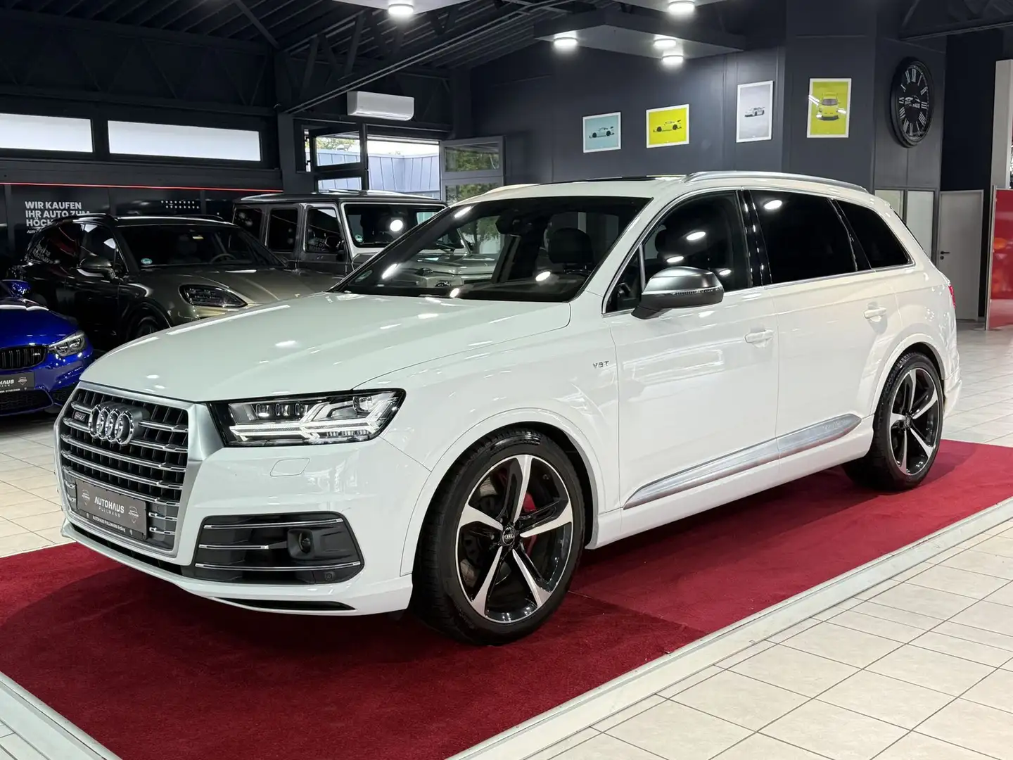 Audi SQ7 4.0 TDI quattro +PANO+SOFTSCLOSE+VIRTUALCOCK Weiß - 1