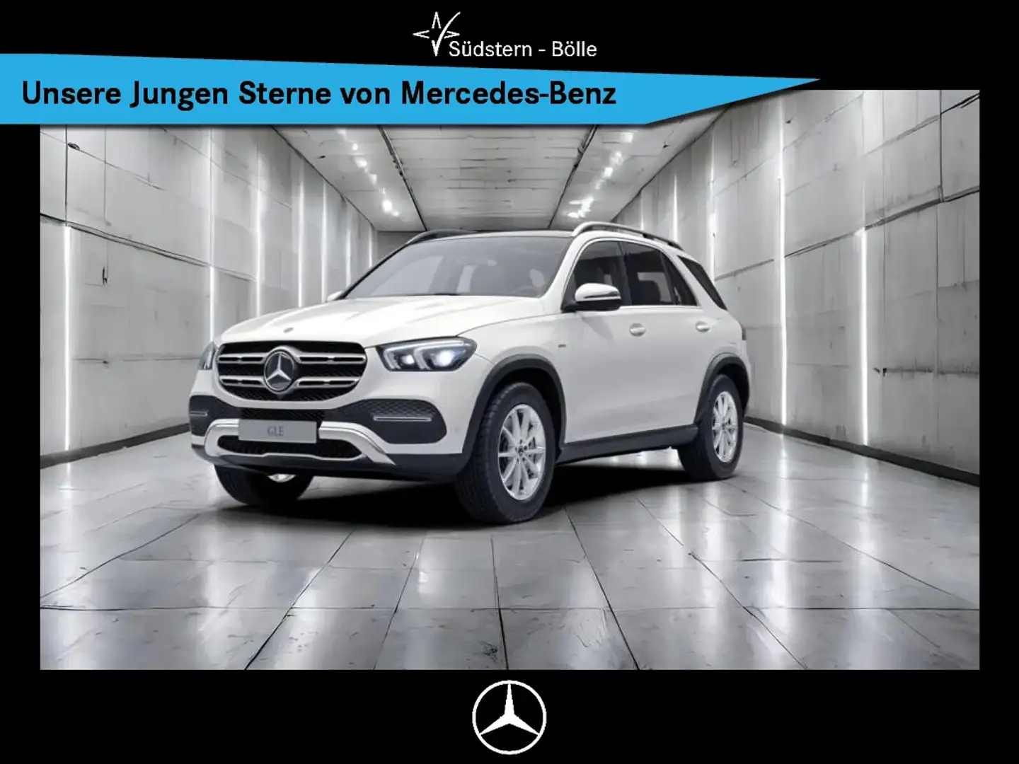 Mercedes-Benz GLE 350 de 4M PANO+AHK+LUFTFED.+360°KAM+HEAD-UP Blanc - 1