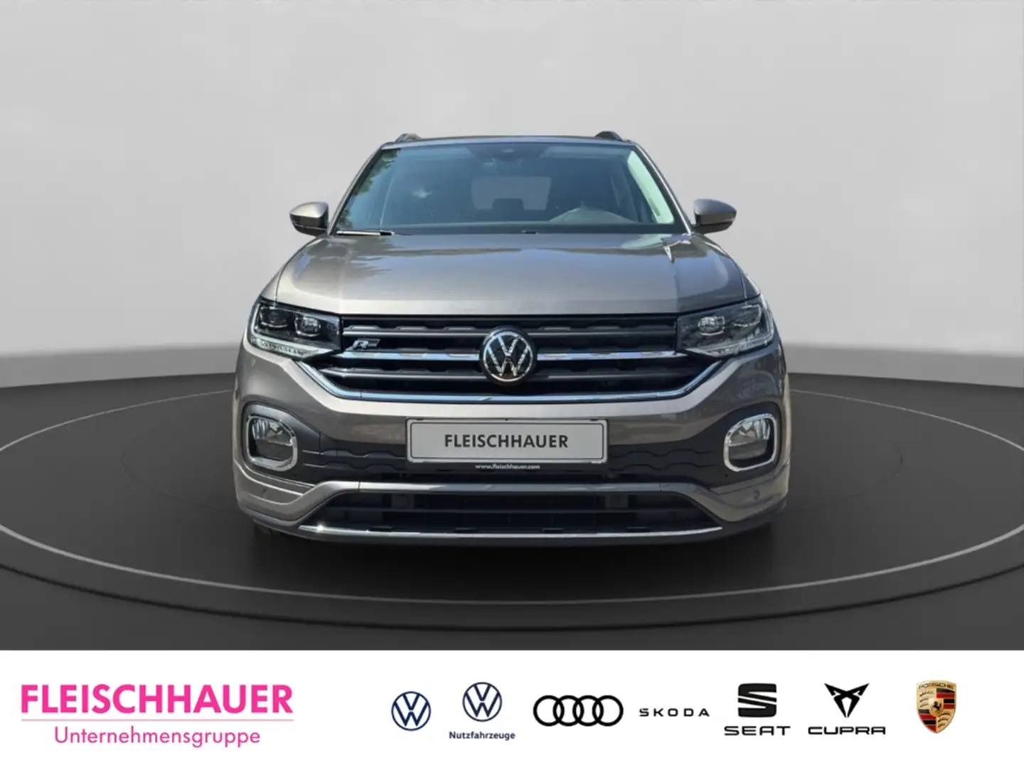 Volkswagen T-Cross R-line 1.0 TSI DSG Navi Digitales Cockpit LED ACC Grau - 2