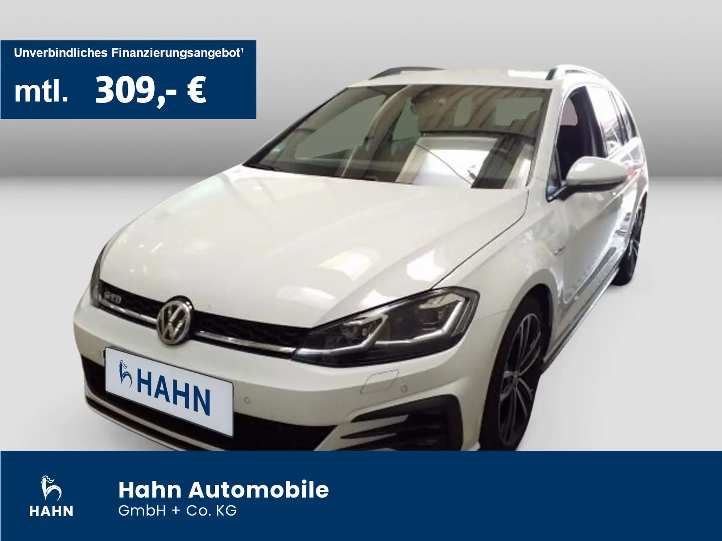 Volkswagen Golf Variant GTD 2.0TDI DSG Standh AHK Cam ACC Weiß - 1