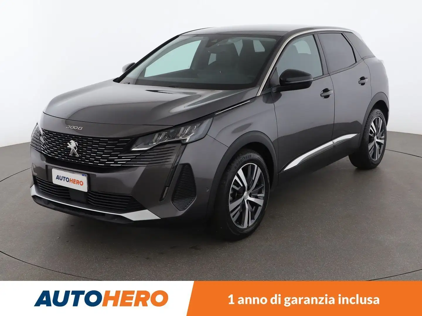 Peugeot 3008 1.5 Blue-HDi Allure Pack 130 CV EAT8 Gris - 1