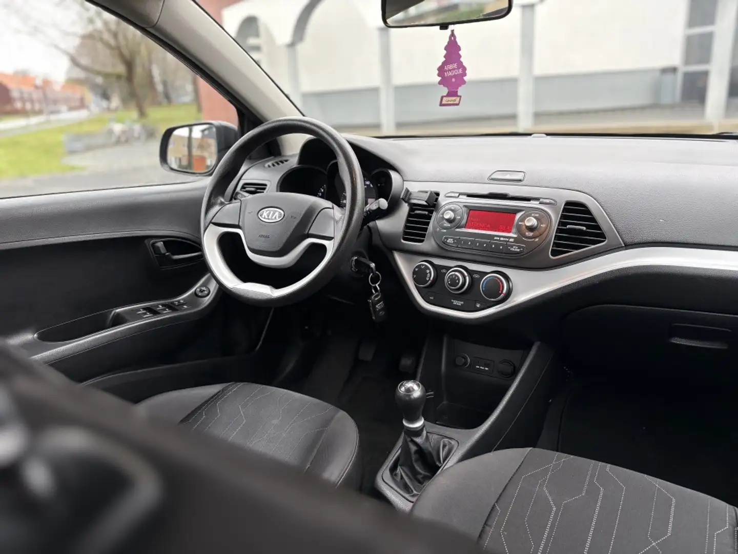 Kia Picanto 1.0 CVVT Comfort P. Airco Aux Nap Schwarz - 2