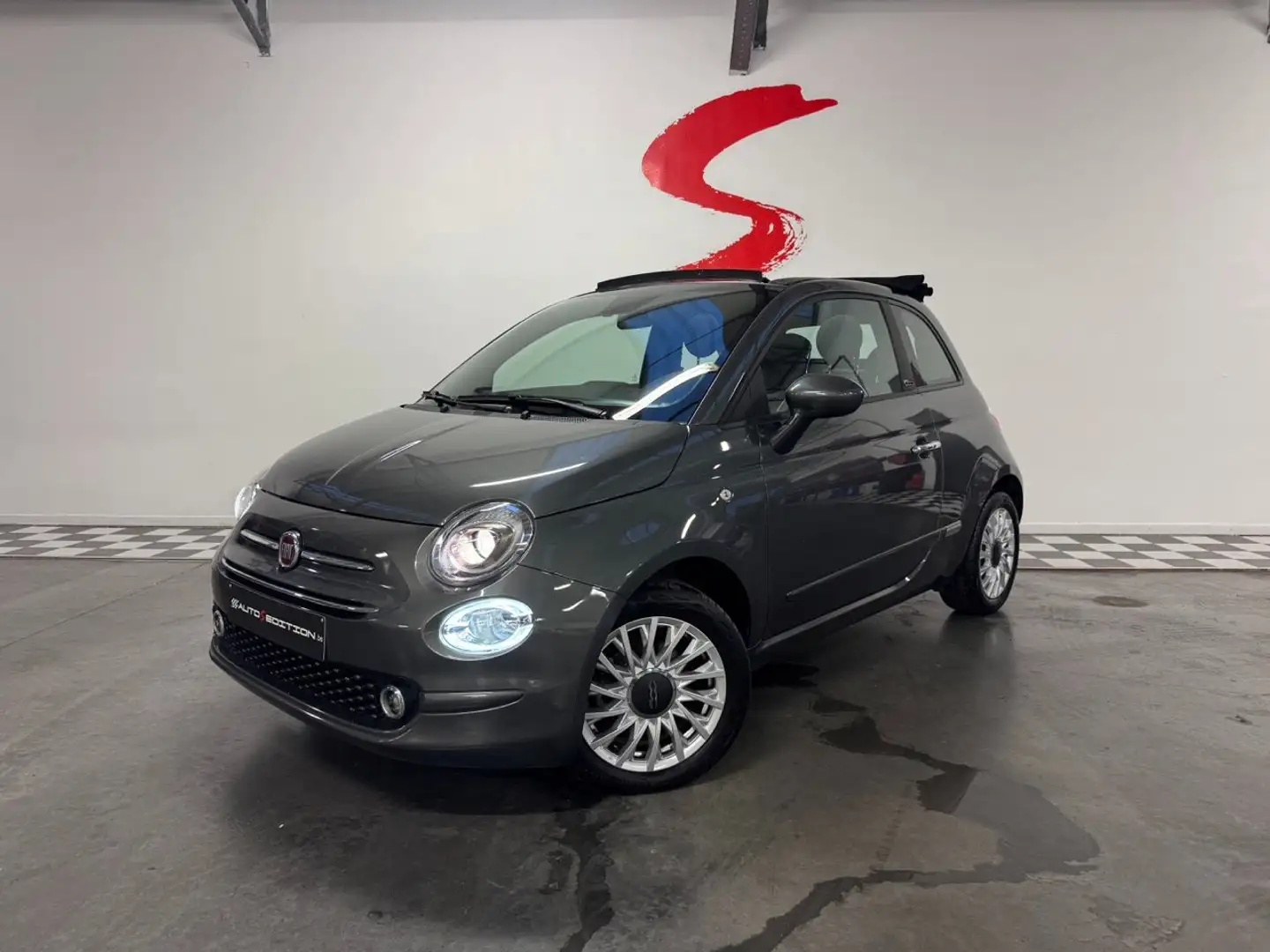 Fiat 500C 500C 1.0I HYBRIDE LOUNGE Brun - 1