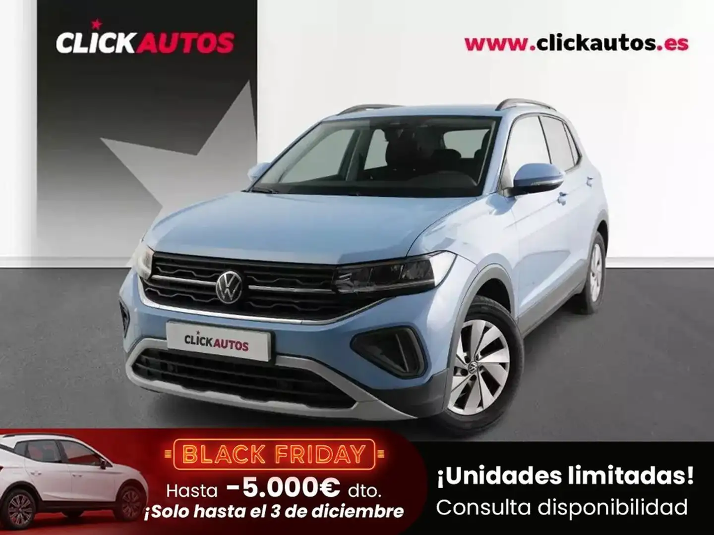 Volkswagen T-Cross 1.0 TSI Life 70kW Bleu - 1