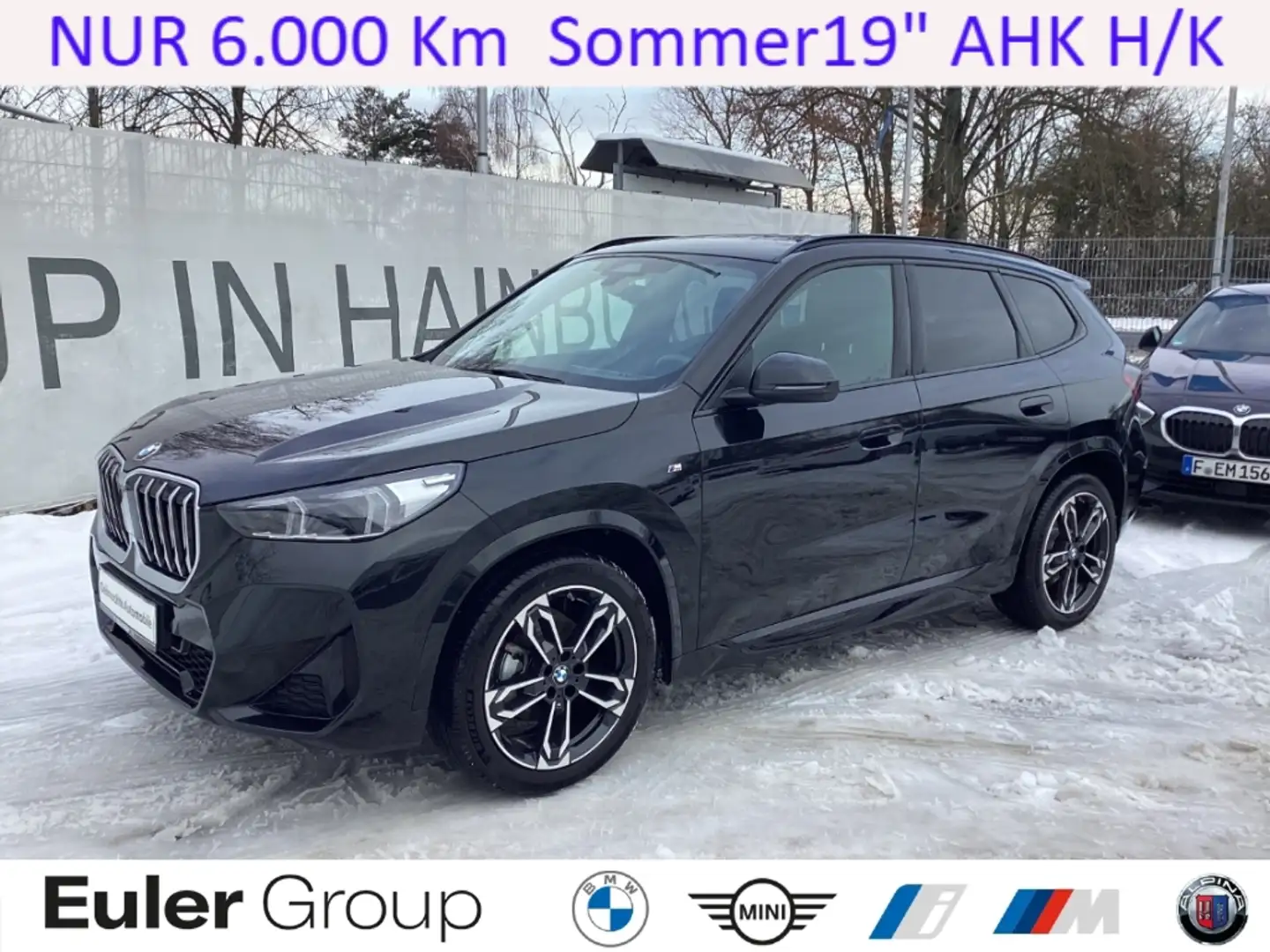 BMW X1 18i M-Sport Sommer19'' AHK H/K AdLED PA Ad-M-Fw. Schwarz - 1