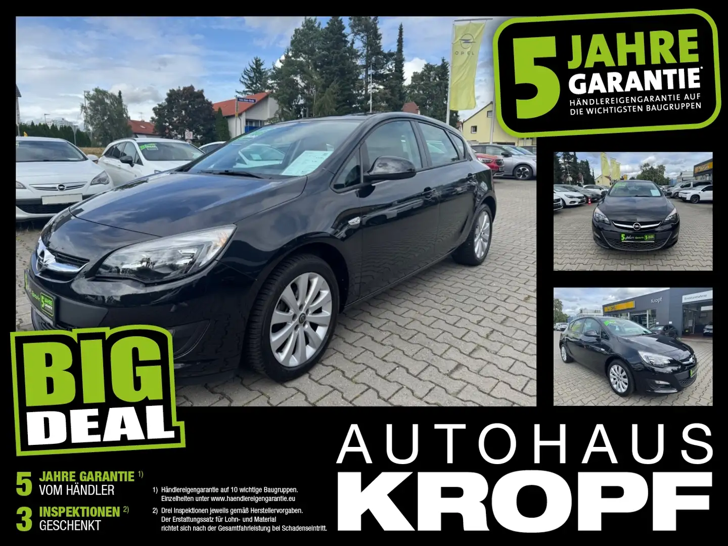 Opel Astra J 1.6 **Klima LM PDC Allwetter** Noir - 1
