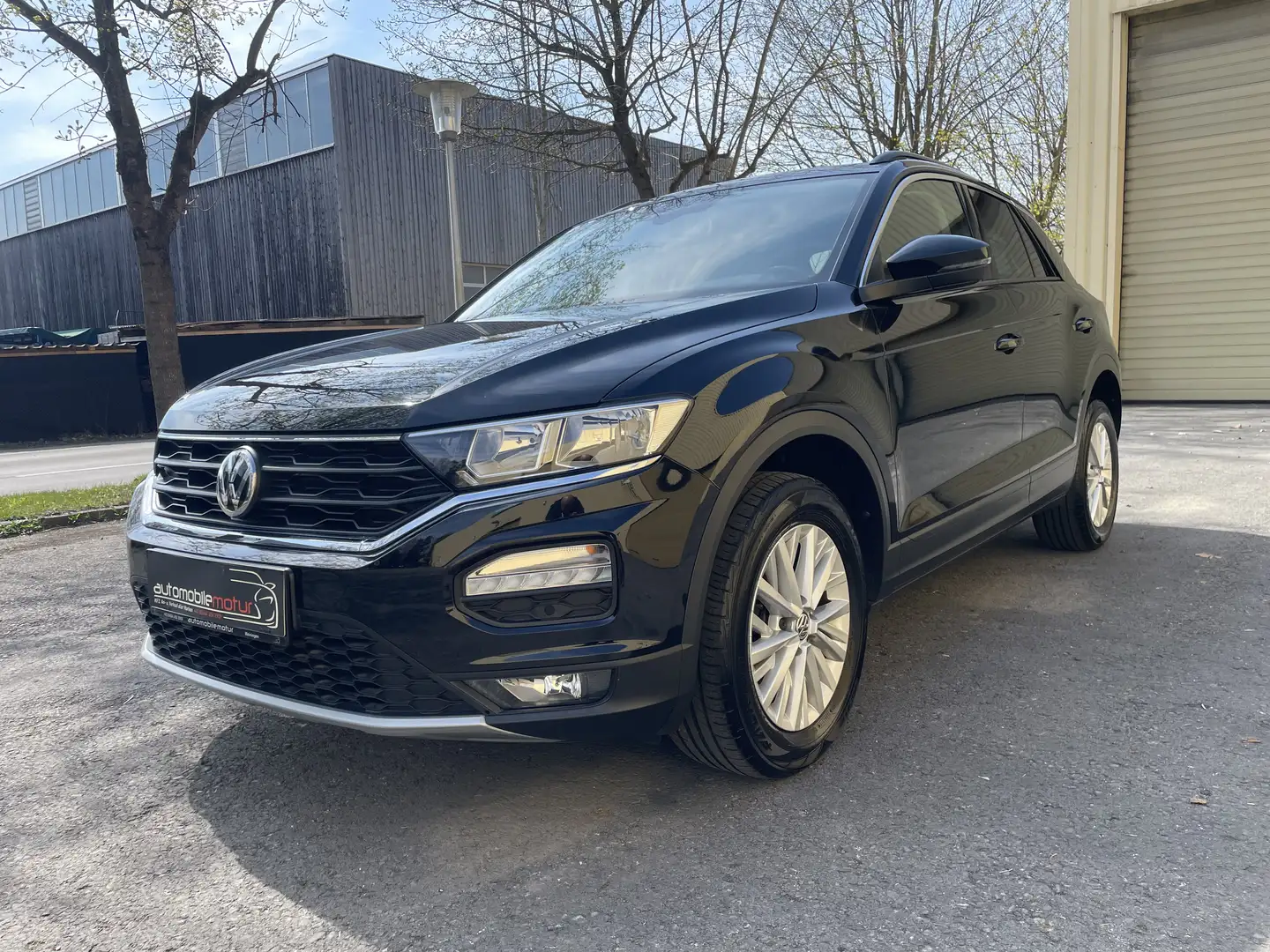 Volkswagen T-Roc 1,0 TSI 1.Besitz Checkheftg. Schwarz - 1