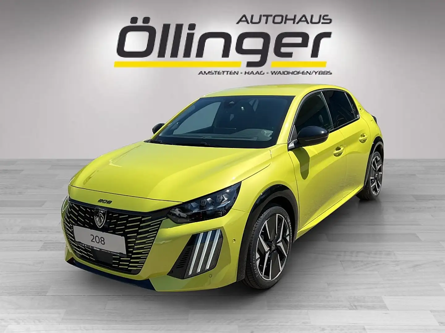Peugeot 208 Hybrid 110 e-DCS6 GT Gelb - 1