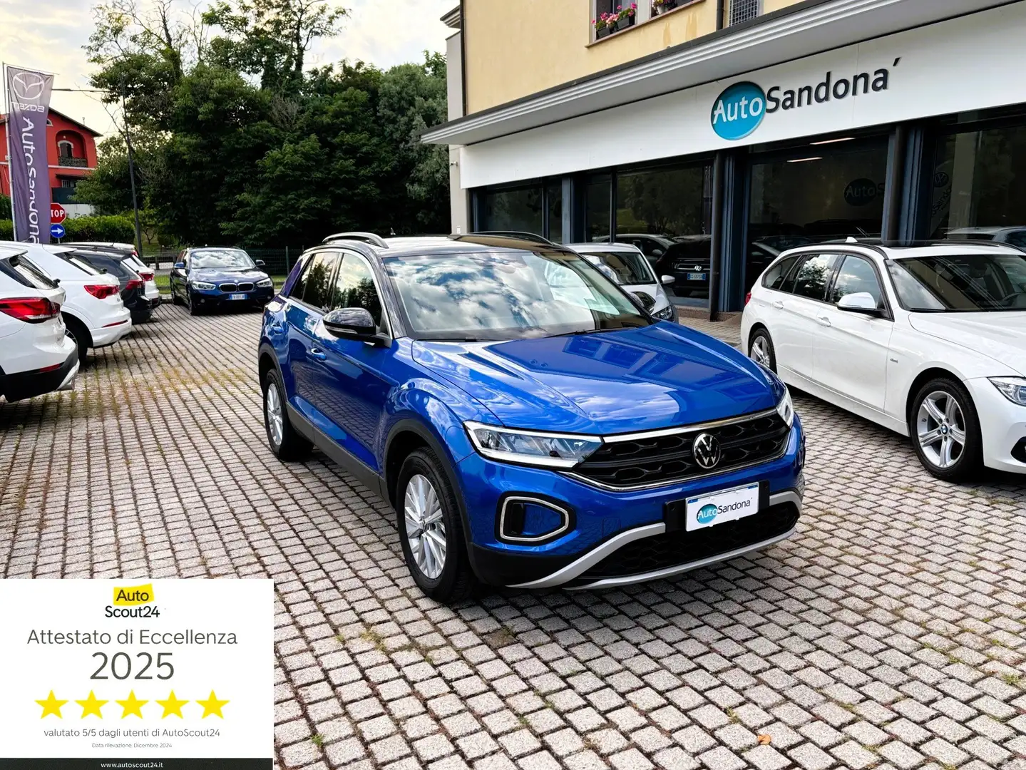 Volkswagen T-Roc 2022 2.0 TDI Life 115CV OK NEOPATENTATI Blu/Azzurro - 1