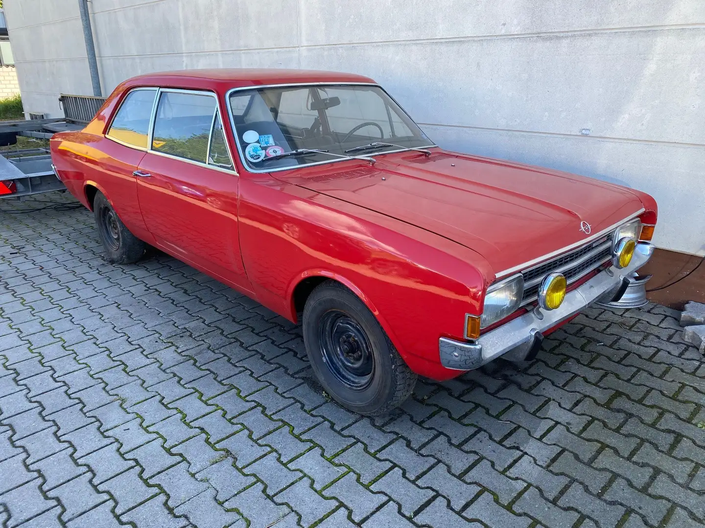 Opel Rekord C 6 2,2L 1.Hand Scheunenfund   Motor läuft !! Rot - 2