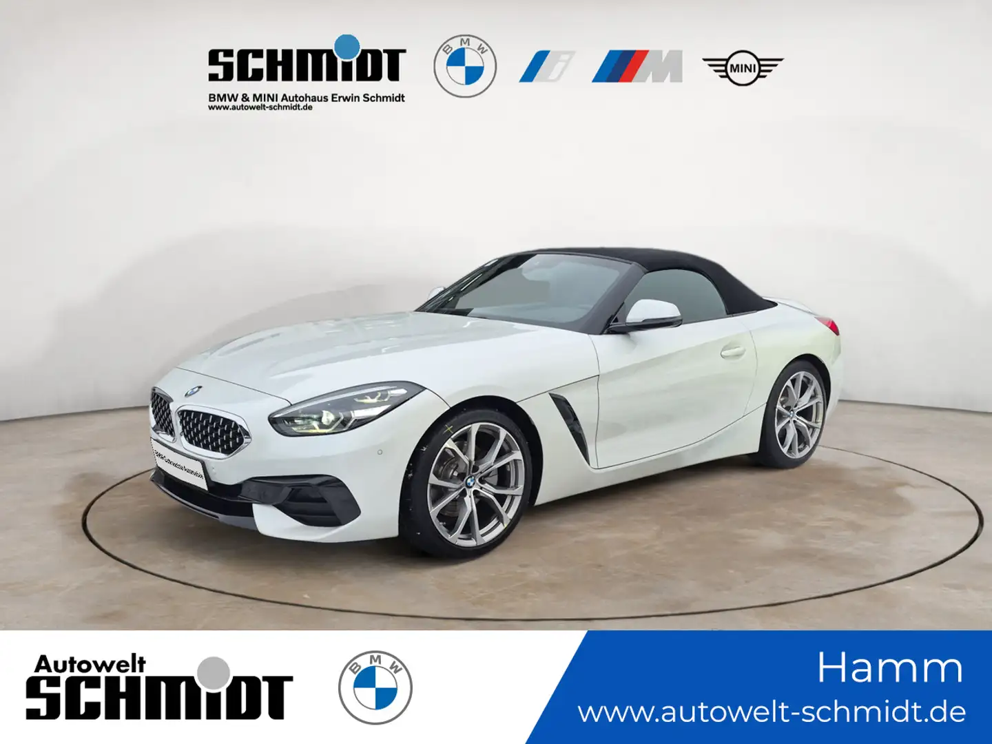 BMW Z4 sDrive20i Sport Line + 2Jahre-BPS.-GARANTIE Weiß - 1