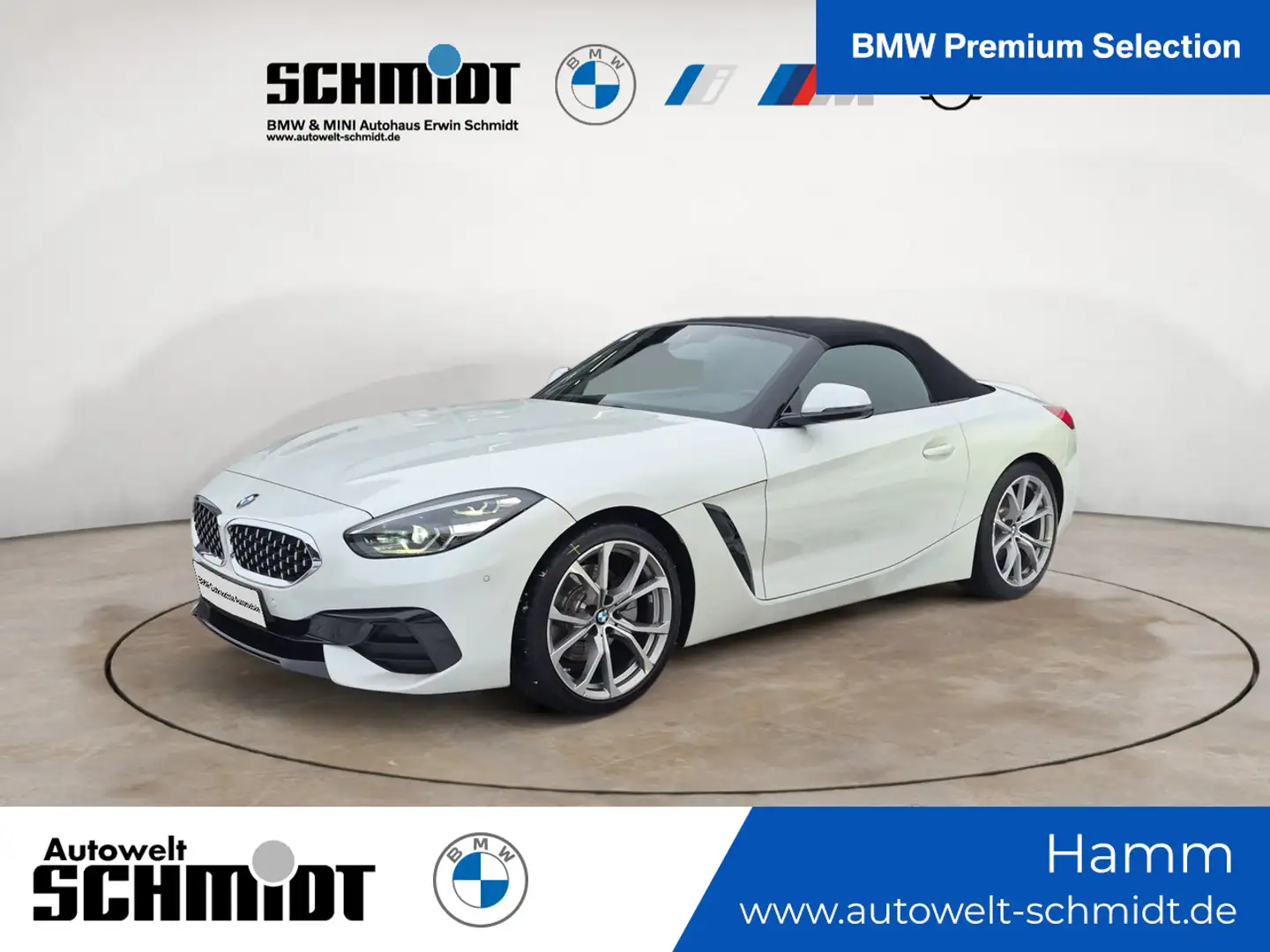 BMW Z4 sDrive20i Sport Line + 2Jahre-BPS.-GARANTIE Weiß - 1