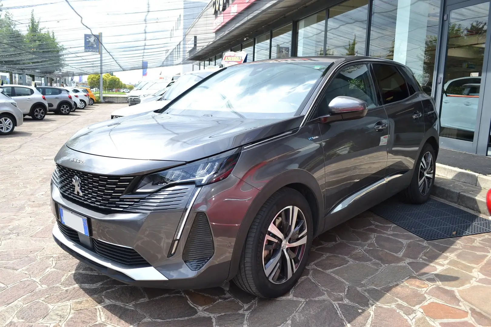 Peugeot 3008 3008 1.6 hybrid phev Allure Pack 225cv e-eat8 Gris - 2