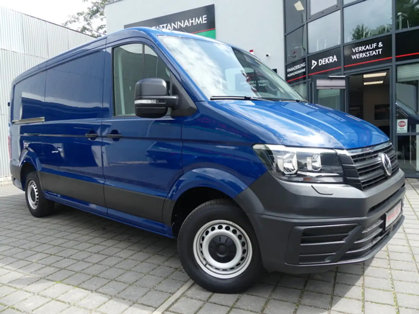 Volkswagen Crafter 2.0 TDi Kasten MR STANDHZ/KAM/AHK/KLIMA Bleu - 1