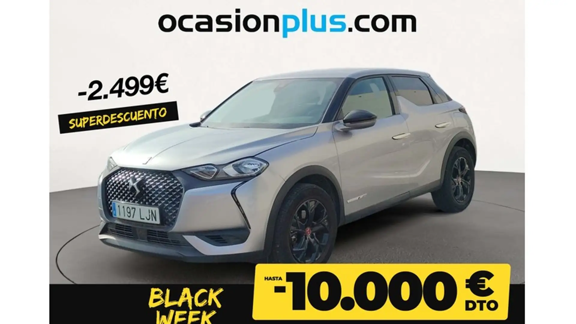 DS Automobiles DS 3 Crossback Puretech Performance Line 130 EAT8 Gris - 1