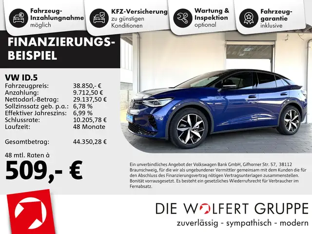 Volkswagen ID.5 GTX 4M NAVI PRO WÄRMEPUMPE WINTERRÄDER