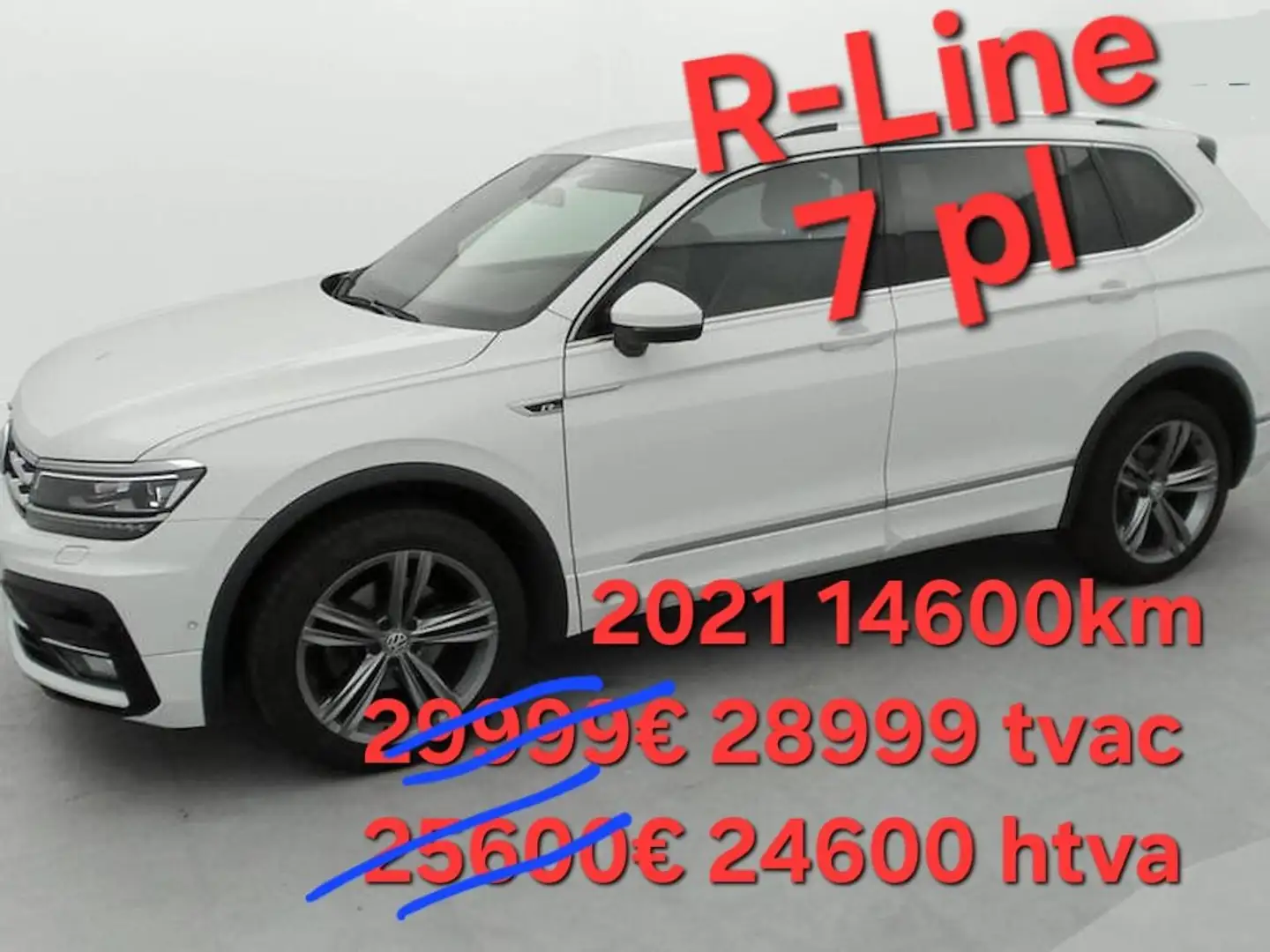 Volkswagen Tiguan Allspace Tiguan Allspace R-Line 7 pl  2.0 TDi Platinum DSG Blanc - 1