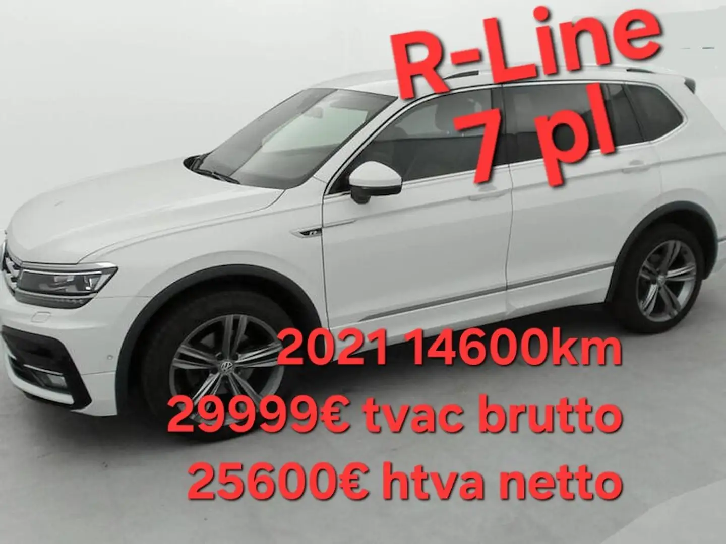 Volkswagen Tiguan Allspace Tiguan Allspace R-Line 7 pl  2.0 TDi Platinum DSG Blanc - 1