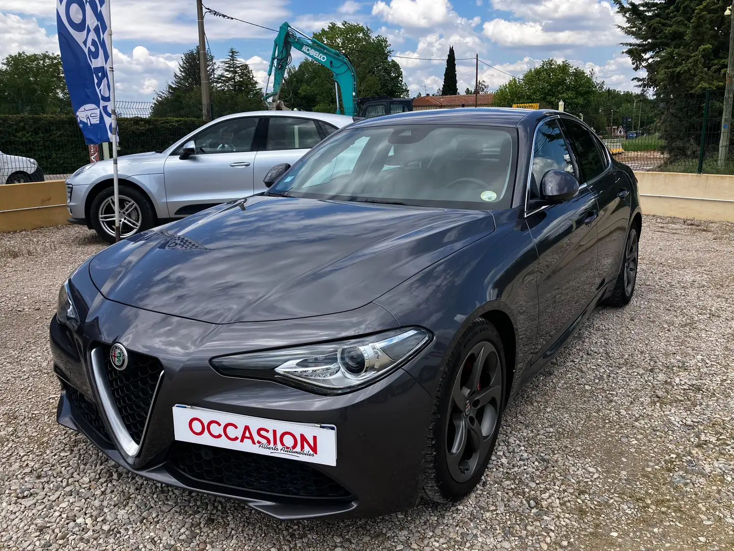 Alfa Romeo Giulia Giulia 2.2 180 ch AT8 Super Gris - 1