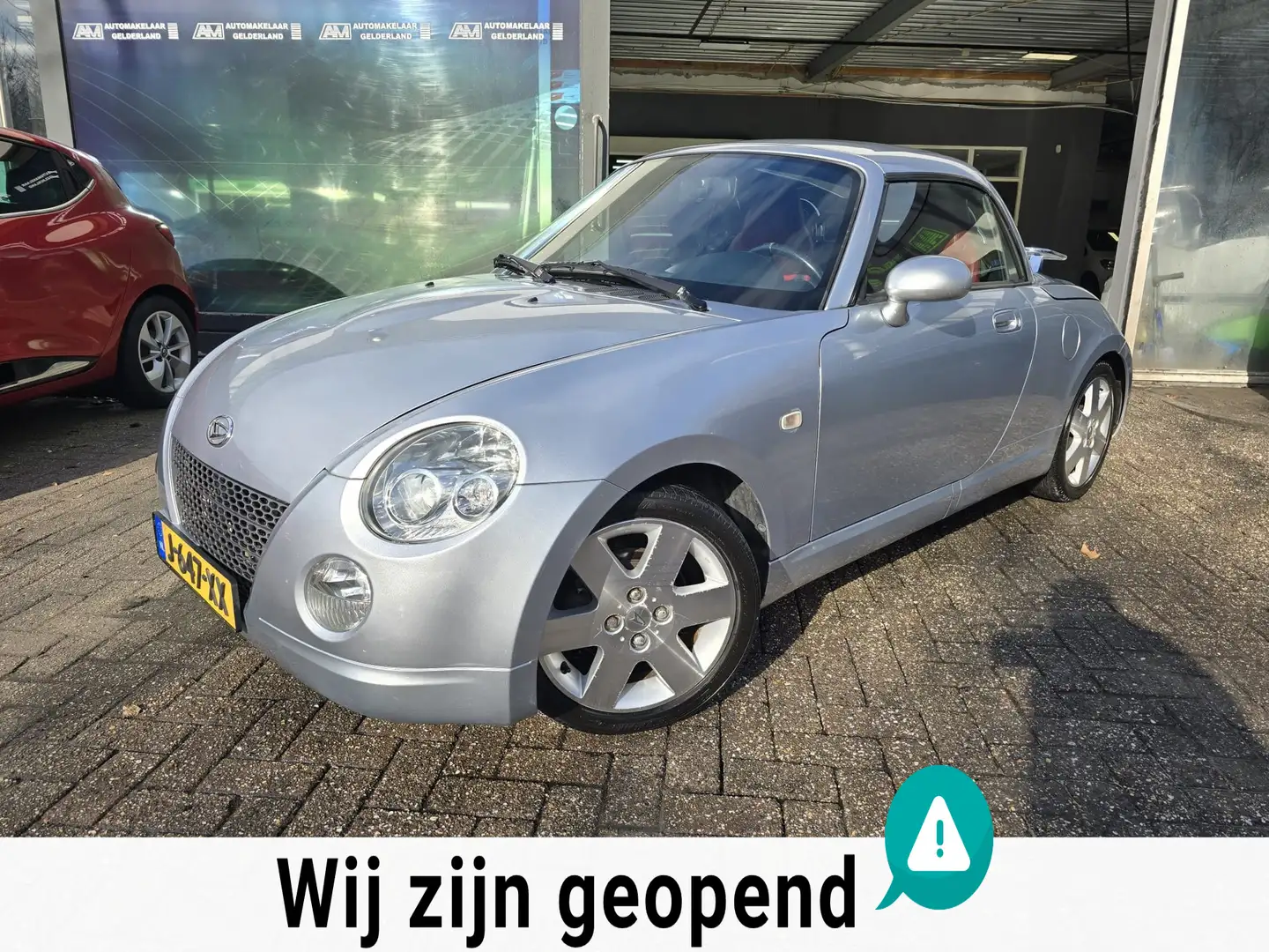 Daihatsu Copen 1.3-16V | 12MND GARANTIE | NIEUWE APK | LEDER | AI Gris - 1