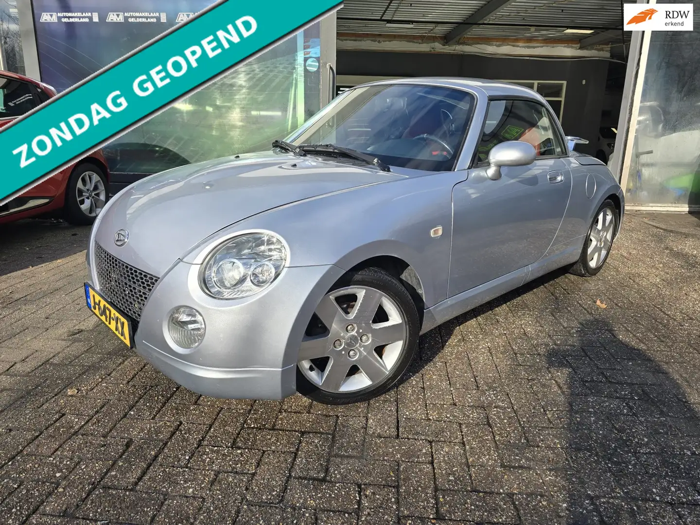 Daihatsu Copen 1.3-16V | 12MND GARANTIE | NIEUWE APK | LEDER | AI Grau - 1