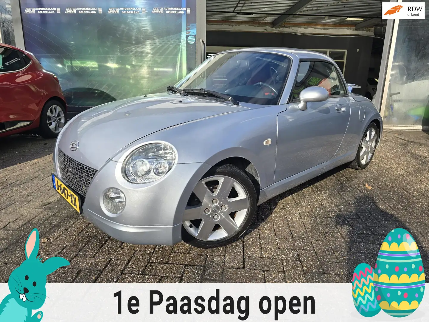 Daihatsu Copen 1.3-16V | 12MND GARANTIE | NIEUWE APK | LEDER | AI Gris - 1
