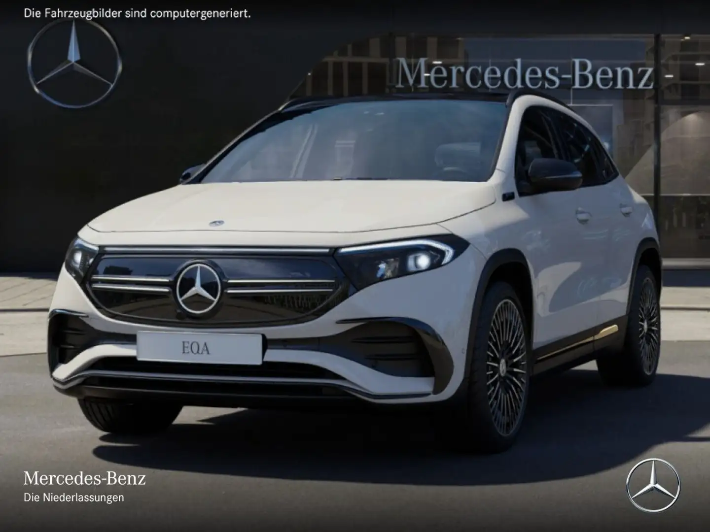Mercedes-Benz EQA 250 AMG+NIGHT+20"+ADVANCED+AHK+PANO+KAMERA Blanco - 2