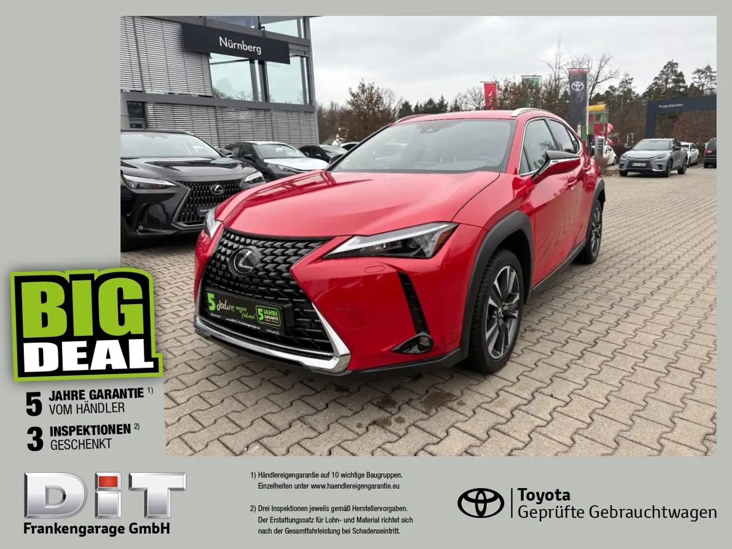 Lexus UX 250h Style Edition LED, Kamera, AppleCarPlay Rot - 1