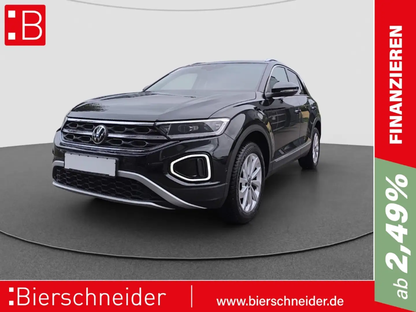 Volkswagen T-Roc 1.5 TSI DSG Style NAVI AHK ERGO LED Schwarz - 1