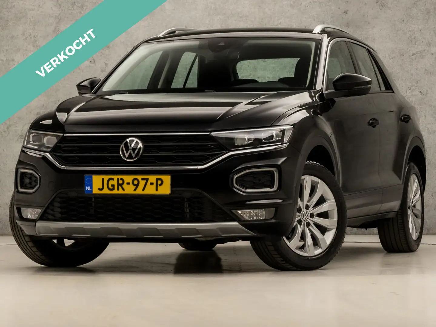 Volkswagen T-Roc 1.0 TSI Sport (APPLE CARPLAY, GROOT NAVI, CLIMATE, Zwart - 1
